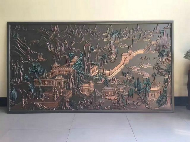 鍛銅雕塑展示